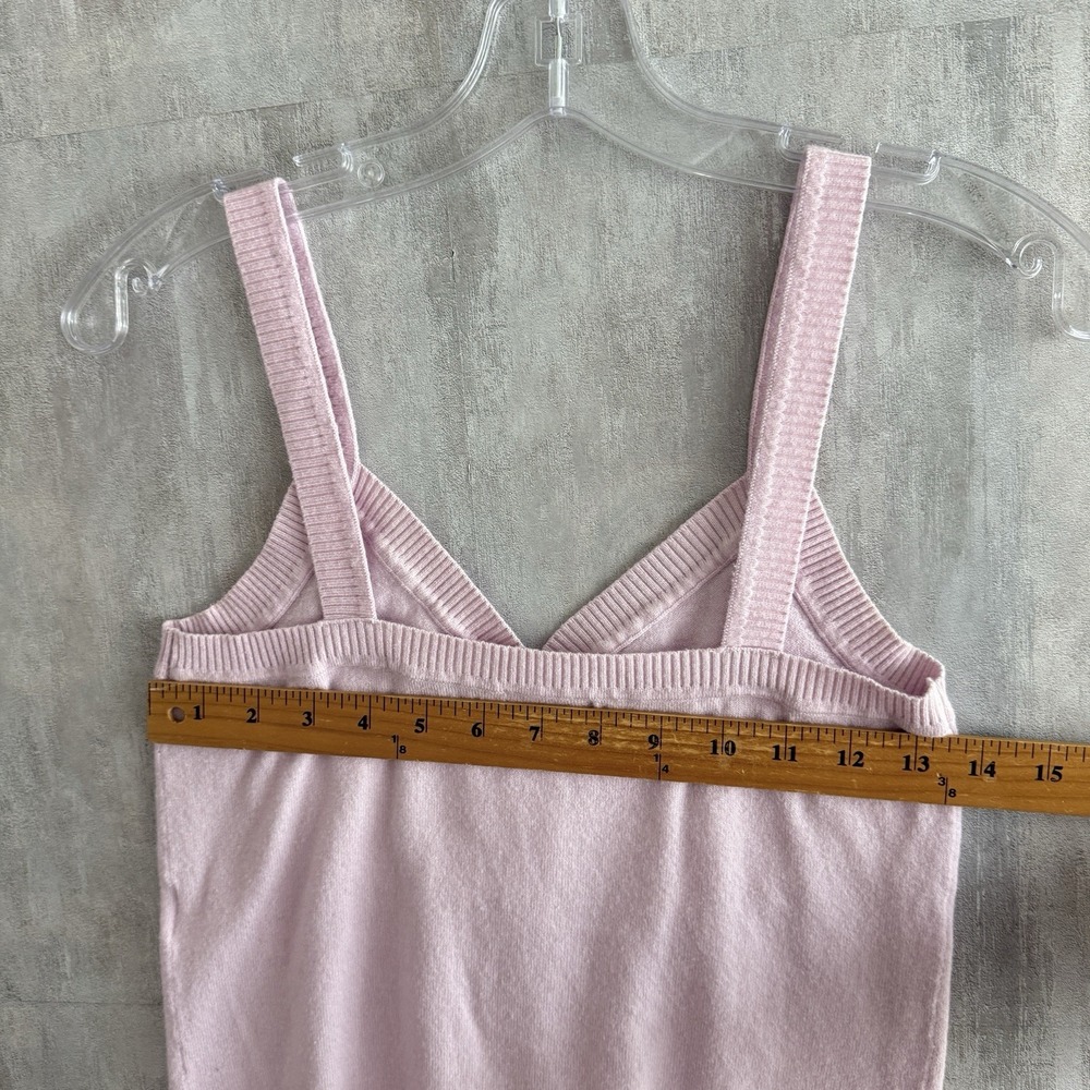 LPA Revolve Button Front Cami Women's Small Pink Tank Top Soft Blush Knit Y2K - Picture 9 of 9